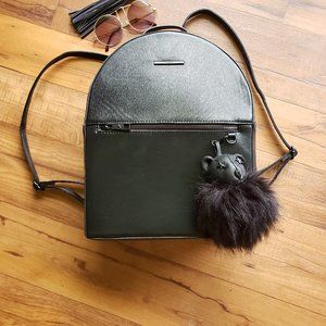 Aldo, Black Backpack Purse